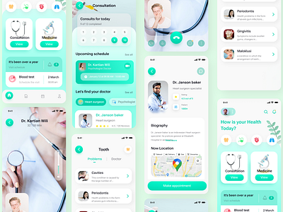 Health App - UI Design Mobile