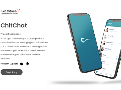 ChitChat Chatting App branding graphic design ui