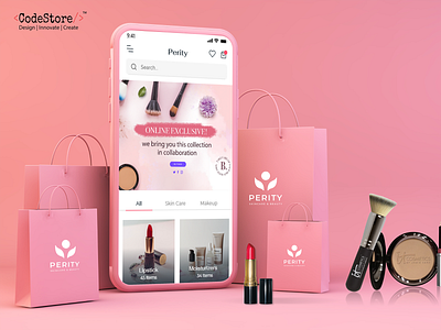 Perity Beauty App branding design graphic design illustration logo motion graphics ui ux