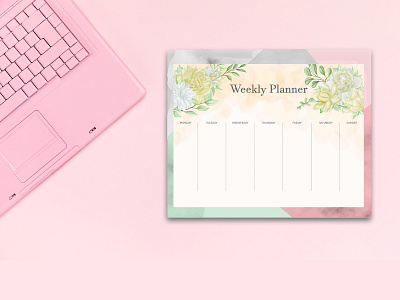 Weekly Planner Design book book format booklet designs business cards business flyer checklist day planner design epub illustration montly planner planner planner designs to do list weekly planner