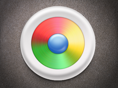 Google Chrome chrome color drop round