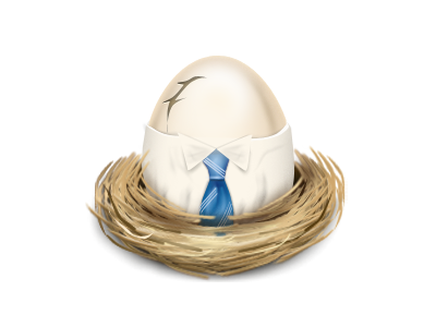 Lawyer Egg ilustration