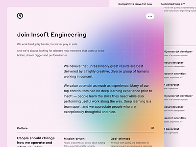 Insoft – Careers page