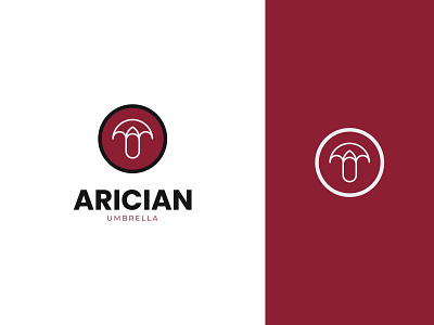 'ARICIAN' Umbrella Business Logo Design branding business business logo creative creative logo design creativelogo design flat logo graphic design icon illustration logo logo design logos minimalist logo modern logo simple logo design ui umbrella logo vector