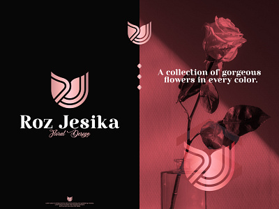 • Roz Jesika • Floral Design Logo 2022