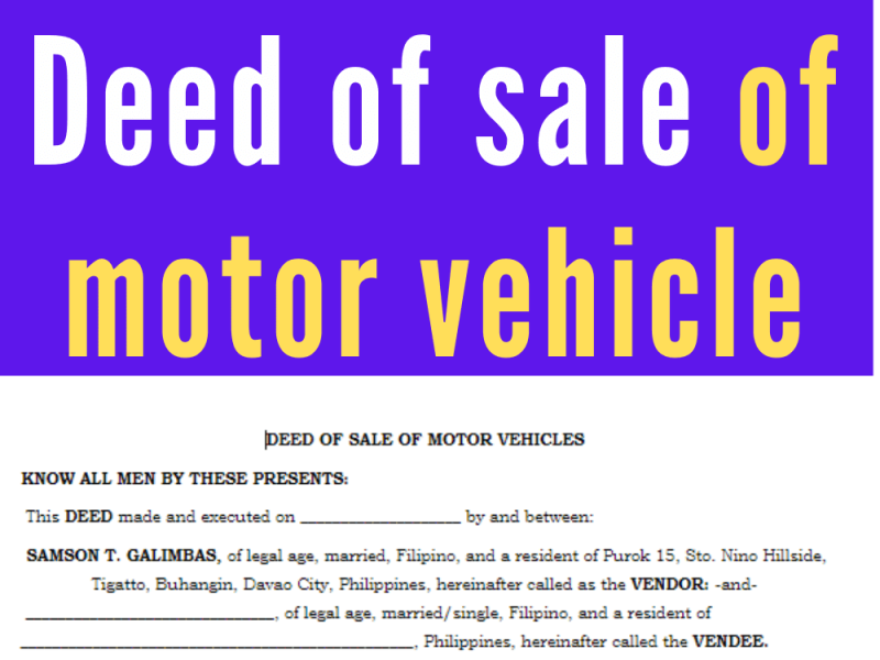 Dribbble - ++ Printable motorcycle deed of sale of motor vehicle.png by ...