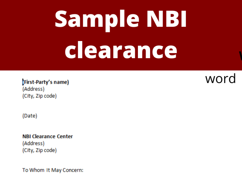 Dribbble Sample Nbi Clearance Word Templatepng By Sample Contracts Templates 3631