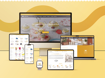 Online store Glavfish branding design development flat graphic design illustration logo presentation ui ux web web design