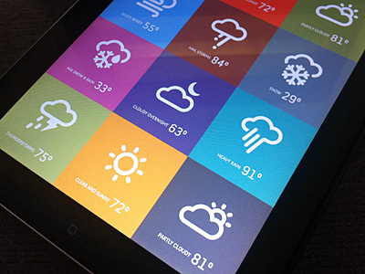 Weather app icons app cloud forecast icon lightning rain storm sun temperature thunderstorm vector weather