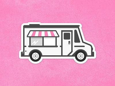 Ice Cream Truck food frozen gelado ice cream mr softie pink summer treat truck van