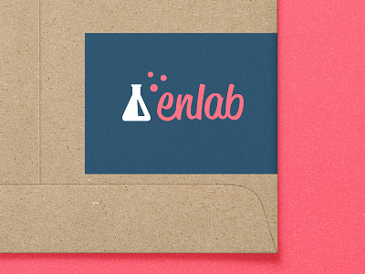 Enlab app brand branding design dev developer enlab flask lab logo science