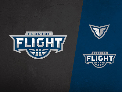 Florida Flight basketball branding flight florida font logo marketing mascot sports team type wing