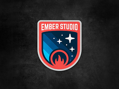 Mission Patch badge ember emblem galaxy graphic mission patch space star studio vector