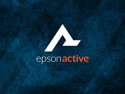 Epson Active a active athletics branding epson fitness logo runsense sports symbol tracker
