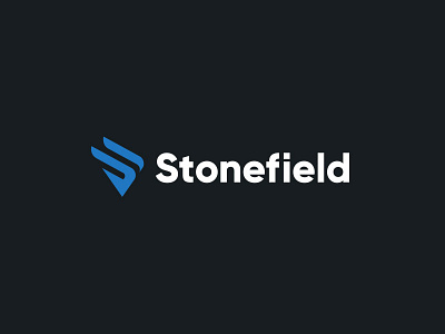 Stonefield bit branding design drill drilling graphic logo s stonefield text wing