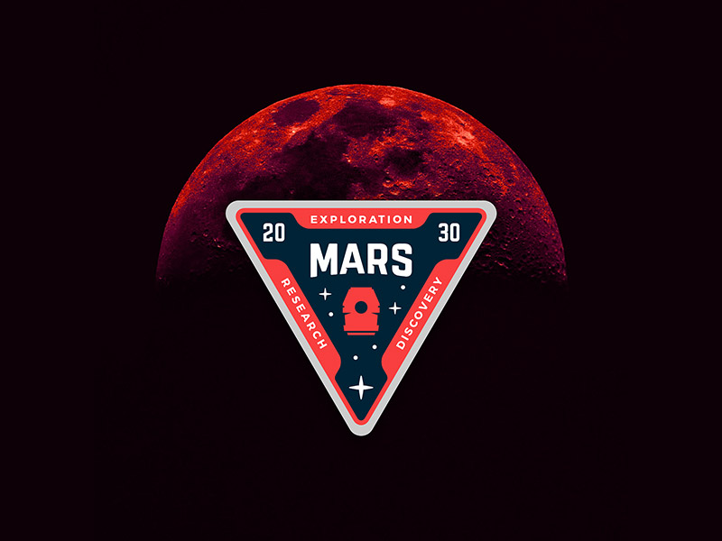 Mars Patch by Mike McDonald on Dribbble