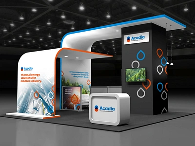 Acadia Trade Show Booth acadia booth booth design design display energy exhibit exhibition graphic thermal trade show tradeshow tradeshow booth