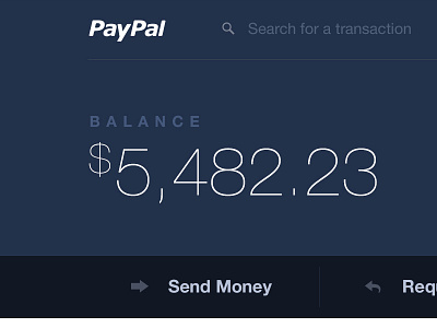 PayPal Redesign corporate dashboard finance paypal redesign transfer