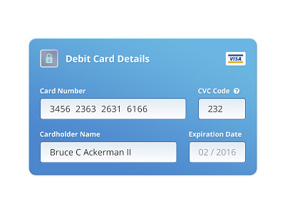 Debit Card avantcredit card debit form input payment