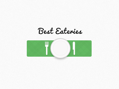 Best Eateries eat food graphic script web