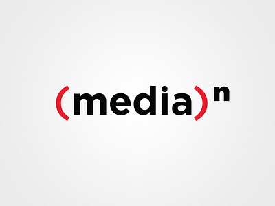 (media)n Logo branding identity logo media median pashkov symbol