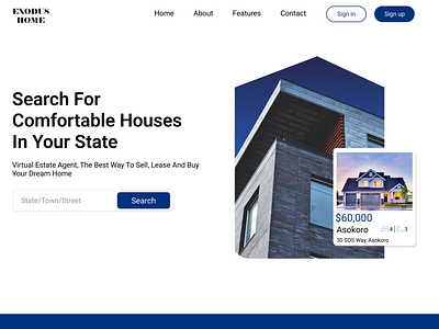 Real estate Landing page