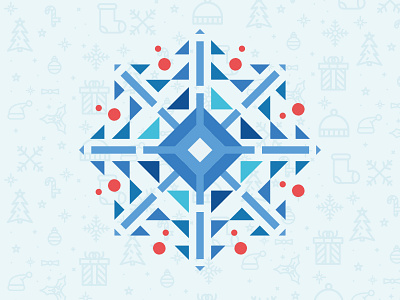 Christmas Card abstract christmas christmas icons flake geometric snow snow snowflake