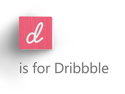 D Is For Dribbble abc.xyz alphabet dribbble google rebound