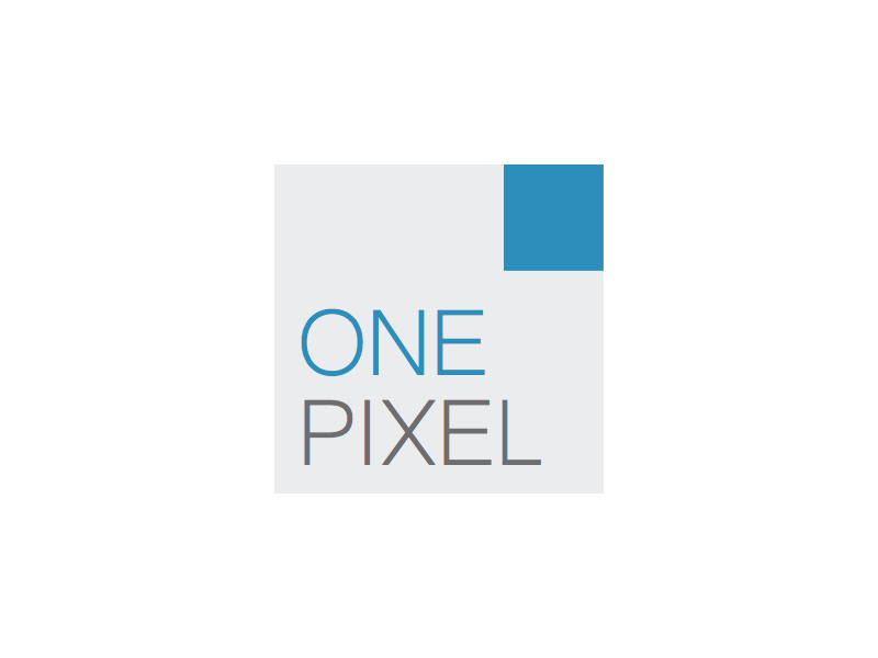 One Pixel Away Logo Rebrand blog brand logo minimal rebranding