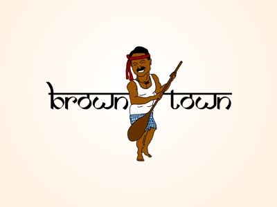 Brown Town Logo bangladesh logo logo design web