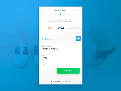 Credit Card Checkout #dailyui #002 app credit card dailyui interface payment shop ui