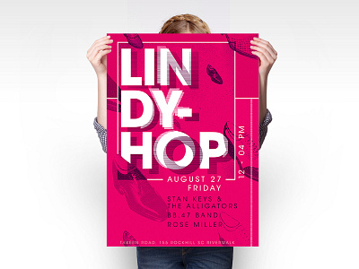 Lindy-hop event poster (prop)