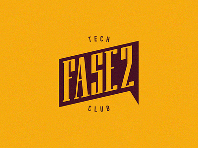 Fase2 - Techclub brand charlas club conversation design icon logo logotipo marca mark meet people phase professionals symbol icon talks tech tecnologia typography vector