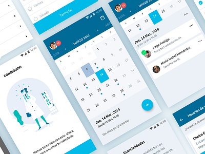 Calendar app app calendar date design doctor health icon illustration interface medical pharmacy ui ux