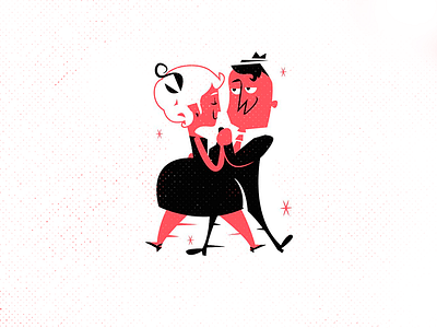 Balboa - Maxie Dorf balboa character design couple dance illustration jazz kids maxie dorf modern music swing vintage