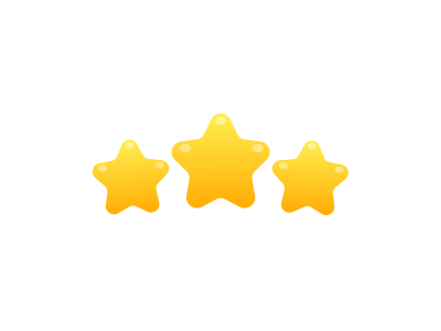 Stars (animation) animation animation 2d fine motion motiongraphics ranking rate rebound result stars ui ux yellow
