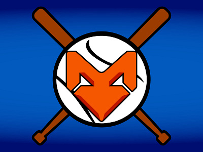 Fox Baseball Logo dailylogochallenge