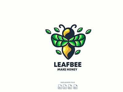 LeafBee app branding design graphic design illustration logo typography ui ux vector