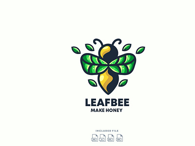 LeafBee app branding design graphic design illustration logo typography ui ux vector