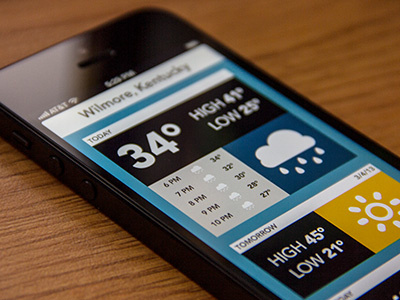 Weather Preview app experiment ios ui weather