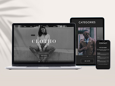 CLOTHO | Fashion & Style branding design e commerce ecommerce mobile app ui ui design uidesign uiux uiuxdesign ux ux design uxdesign uxui uxuidesign web web design webdesign website