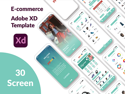 E-commerce App UI/UX Template