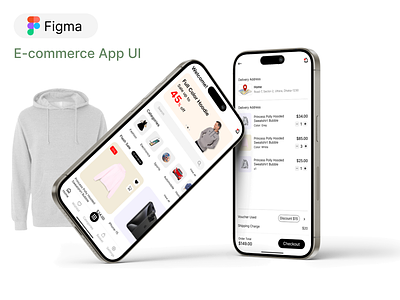 Online e-commerce Mobile App UI kits