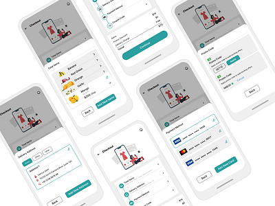 E-commerce Shipping Mobile App UI Kits