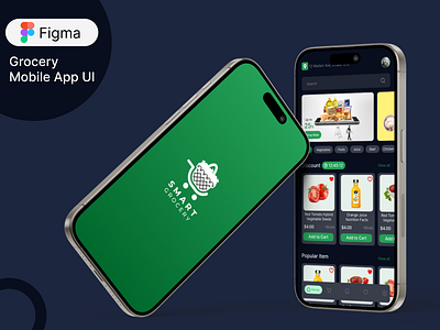 Online Grocery Mobile App UI Design