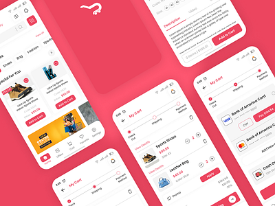 Ecommerce Mobile App UI Design