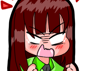 Angry Priestess angry anime chibi emotes icon sticker