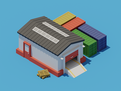 Low Poly Warehouse