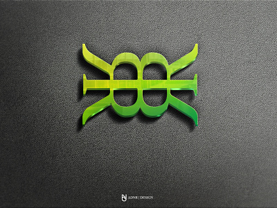 Monogram logo 3d animation branding graphic design logo ui