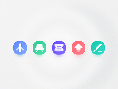 Travel icon app design icon ui ux